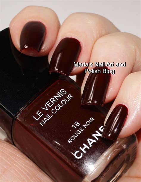 nail polish similar to chanel rouge noir